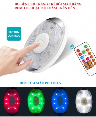 Bộ 5 đèn LED đổi màu RGB trang trí Tủ rượu , Tủ trưng bày ,Tủ quần áo + Tủ bếp   ...